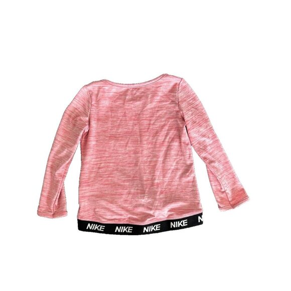 Nike Dri Fit Performance Neon Pink Long Sleeve Athletic Top Crossover 24 months - Picture 2 of 4